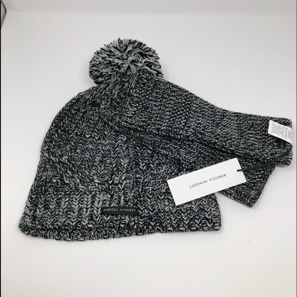 Rebecca Minkoff Accessories - Rebecca Minkoff Marled Beanie & Arm Warmer Set
